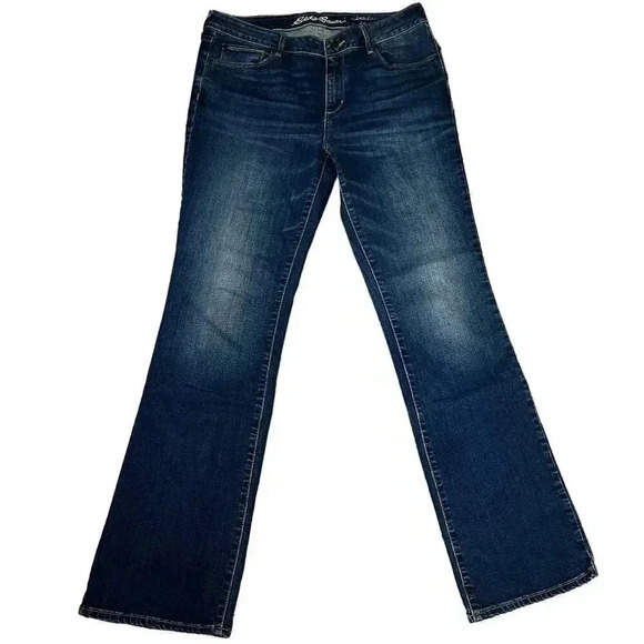 Eddie‎ Bauer Women’s Boot Cut Jeans 12 - Picture 3 of 8